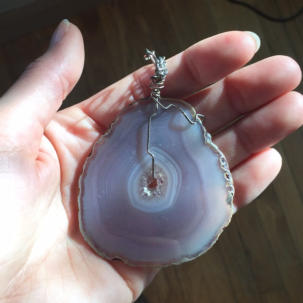 Amethyst necklace